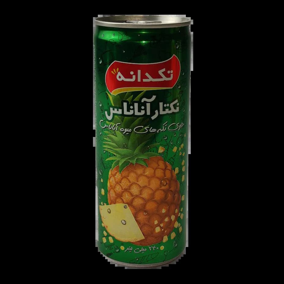 نکتار تکدانه اناناس قوطی 240میل