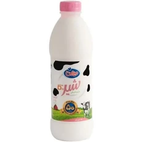 شیر میهن کم چرب ویتامین دی بطری 950میل