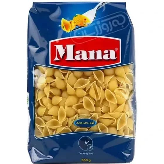 ماکارونی فرمی مانا گوش ماهی 500گرم