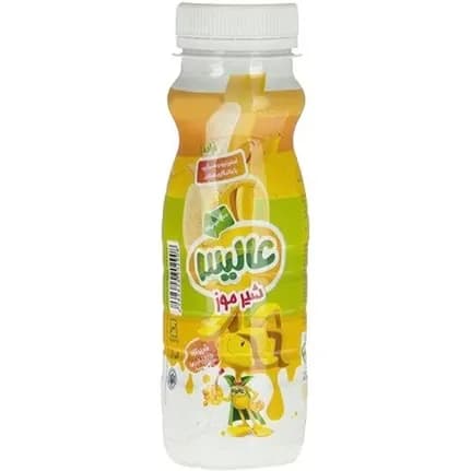 شیر موز عالیس بطری 200میل