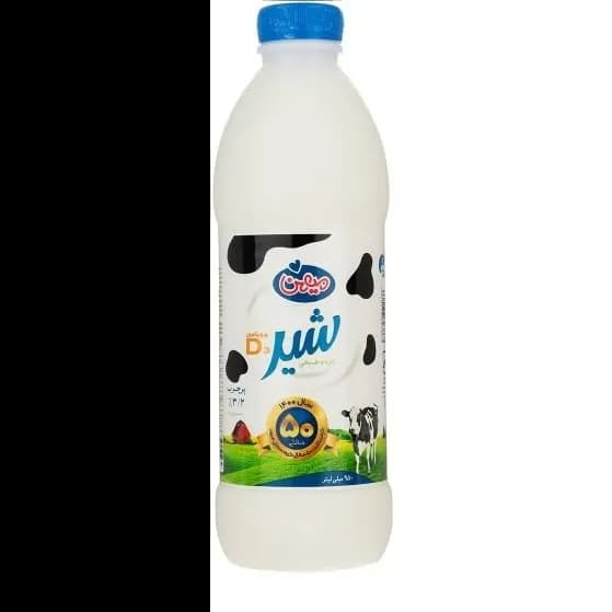 شیر میهن پرچرب ویتامین دی بطری 950گرم