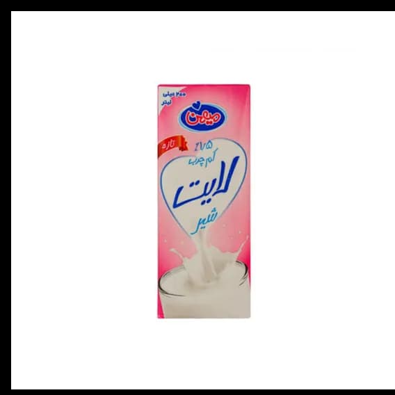 شیر میهن کم چرب پاکتی 200میل