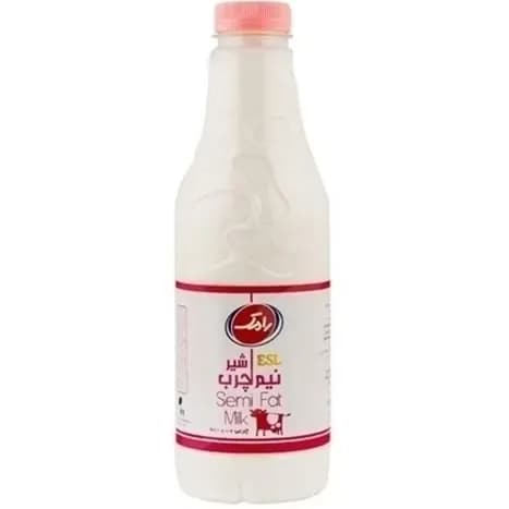 شیر رامک نیم چرب ESL بطری 1لیتر